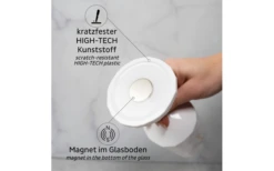 Silwy® Magnet-Kunststoffglas WEIN CHEERS WHITE (0,3l) -MetalTextic Geschaft 694472 4711637