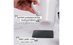 Silwy® Porzellan Magnet-Henkel-Tassen REISELUST 2er-Set Inkl. Metall-Nano-Gel-Pads BLACK (0,27 L) -MetalTextic Geschaft 706487 4793516