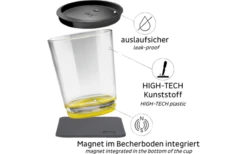 Silwy® Magnet-Trinkbecher Triple - Oh Yellow (250 Ml) -MetalTextic Geschaft 707099 4786217 5