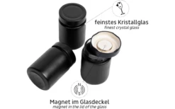 Silwy® Feinkost-Magnetgläser ALL BLACK (192 Ml) 3er-Set Inkl. Metallleiste 10 Silwy® Feinkost-Magnetgläser ALL BLACK (192 Ml) 3er-Set Inkl. Metallleiste -MetalTextic Geschaft 707267 4793201 1