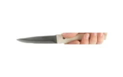 Homeys Vitt Schälmesser 9 Cm Beige/silber