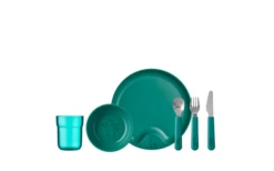Mepal Mio Kindergeschirrset 6 Teilig Deep Turquoise -MetalTextic Geschaft 719645 4956167