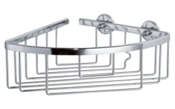 Tesa ALUXX Eckablagekorb Dusche Einstöckig Verchromt