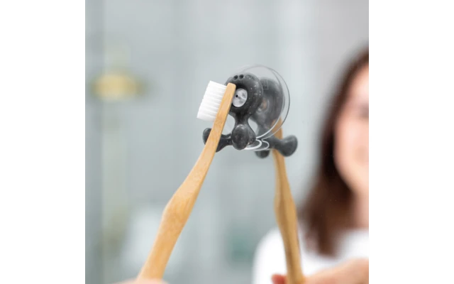 Koziol Tommy Zahnbürstenhalter Desert Sand 5 Koziol Tommy Zahnbürstenhalter Desert Sand – Bild 3