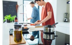 Fiskars Functional Form Stieltopf 1,5 Liter -MetalTextic Geschaft 739883 4988027