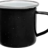 Origin Outdoors Emaille Tasse 360 Ml Schwarz -MetalTextic Geschaft 746381 5037254