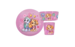 Koziol Connect Paw Patrol Geschirr Set 3 Teilig Rosa -MetalTextic Geschaft 751991 5019119
