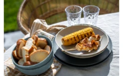 Koziol Club Geschirr-Set 8 Teilig -MetalTextic Geschaft 786446 5180285